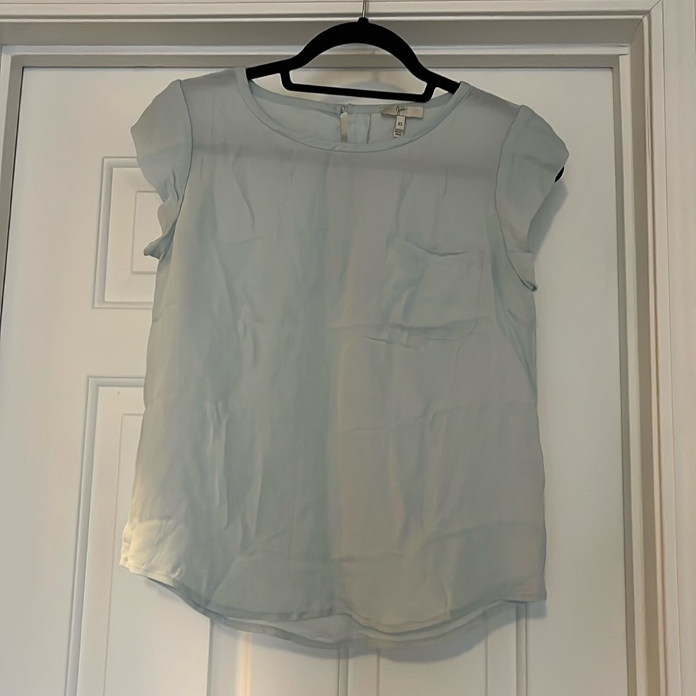 Joie light blue blouse